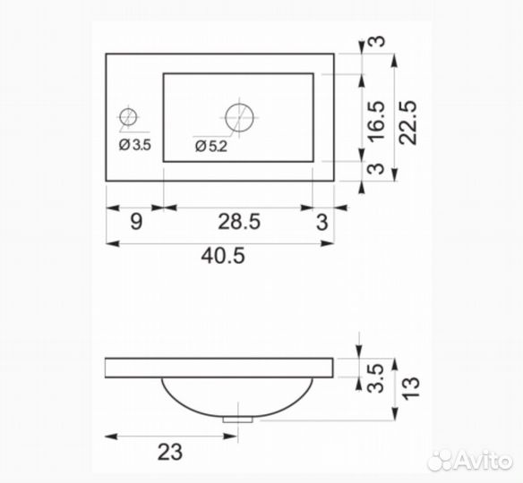Раковина с тумбой Б/у