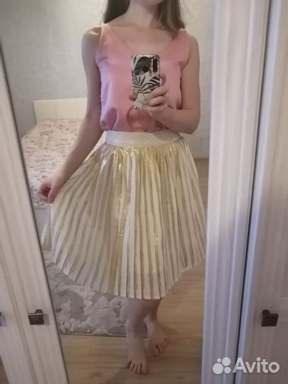 Юбка золотистая Silvian Heach