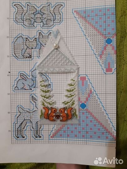 Набор для вышивания крестом panna (остатки)