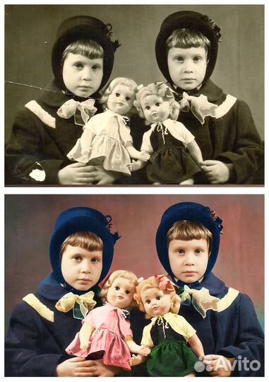 Реставрация и восстановление фотографий /ретушь