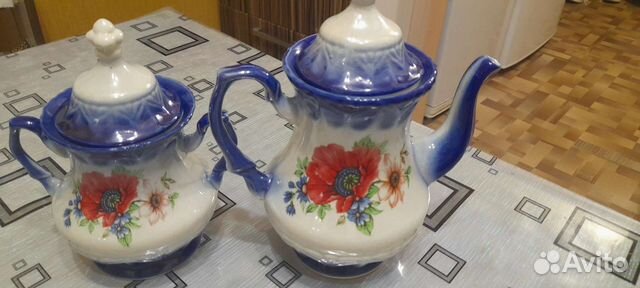 Заварочный чайник и сахарница СССР