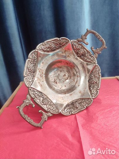 Конфетница серебро