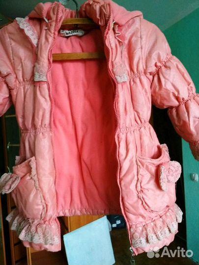 Куртка 130 см зима, холод.осень