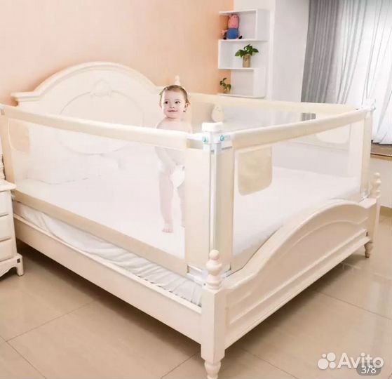 Детский манеж-кровать, защитные бортики