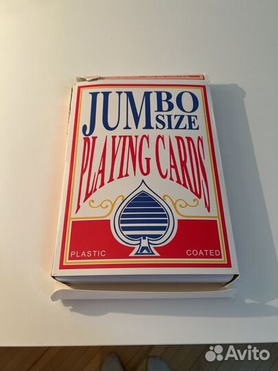 Большие игральные карты (формат А4)