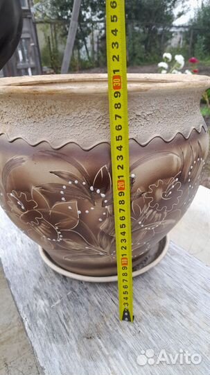 Горшок кашпо керамический