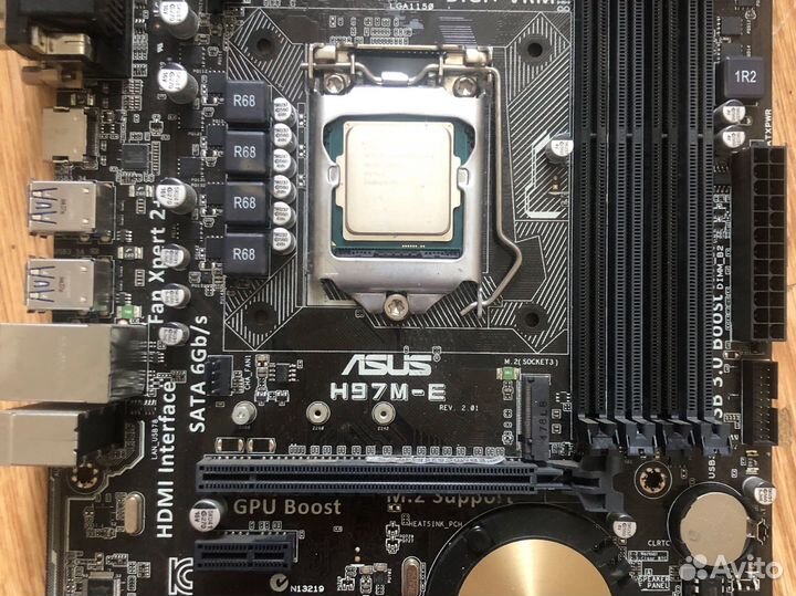 Материнская плата Asus H97M-E