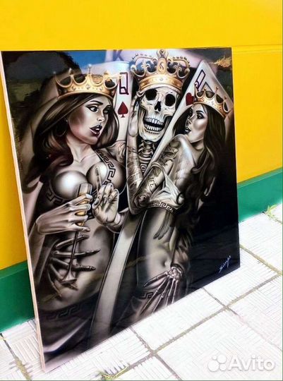 Роспись стен. Интерьерные картины. Аэрография