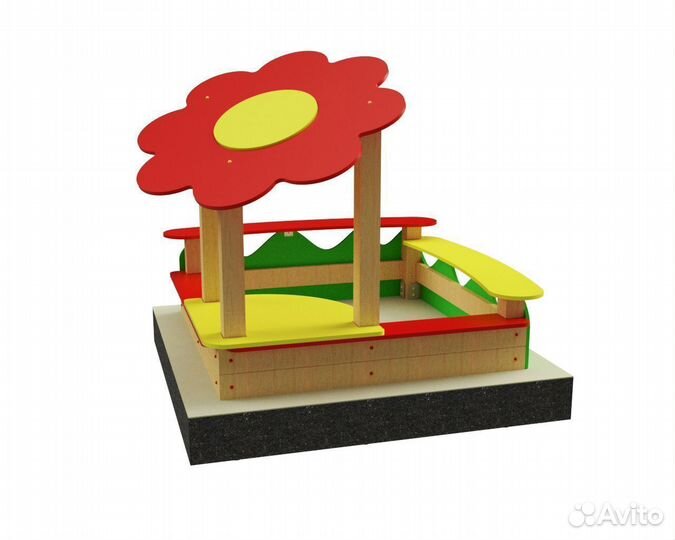 Детская песочница с зонтиком 