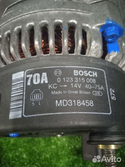 Генератор Митсубиси Каризма 1.6 70А капремонт