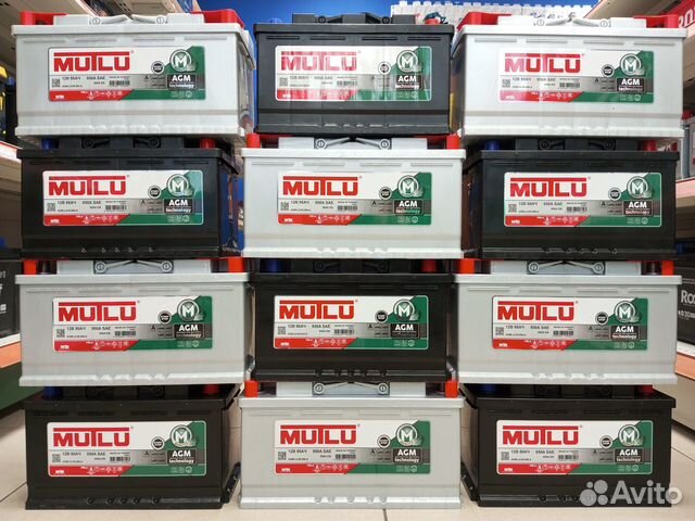 Аккумуляторы AGM Mutlu от 60ah до 95ah новые
