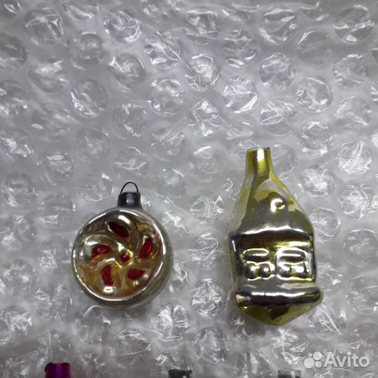 Мини ёлочные игрушки СССР