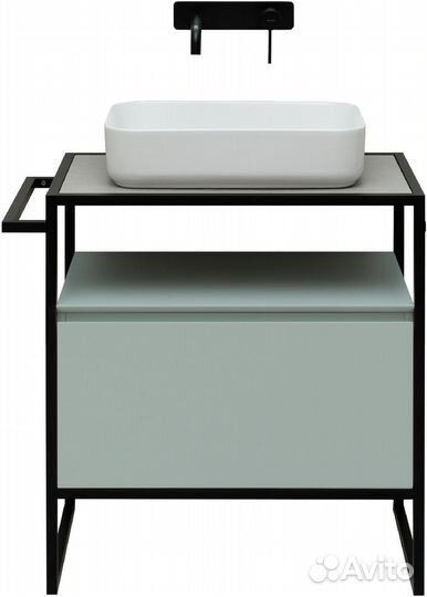 Тумба без раковины Allen Brau 1.31001.pwm Зеленая