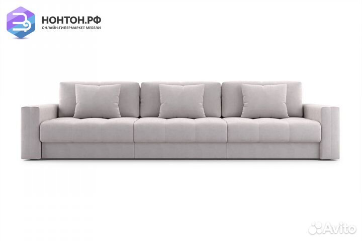 Диван тик-так Монарх 3-х местный бежевый