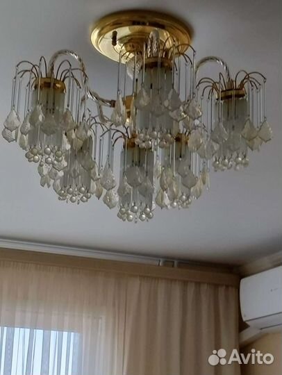 Люстра потолочная бу
