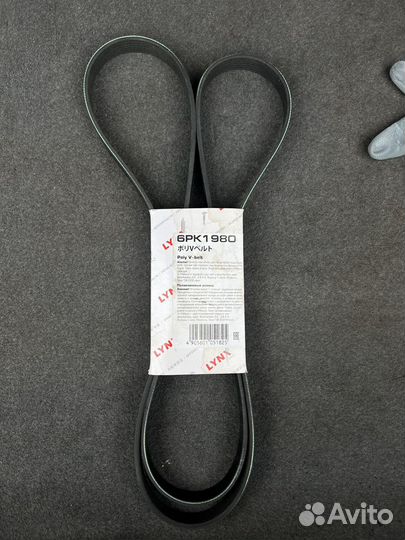 Ремень поликлиновый 6pk 1980 w124