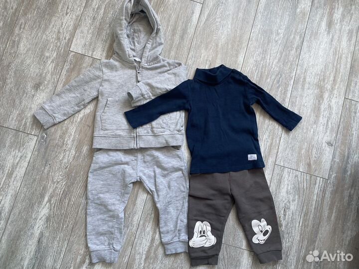 Одежда на мальчика 80 86 пакетом