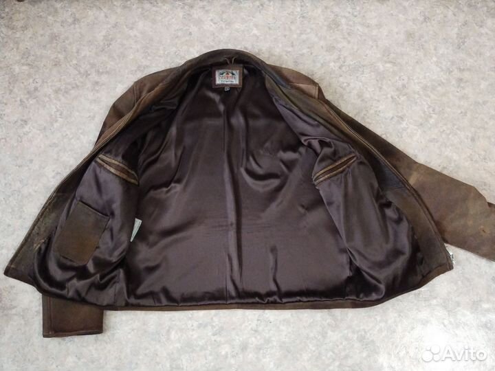 Кожаная куртка мужская