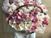 Букет цветов королевские орхидеи, цветы доставка