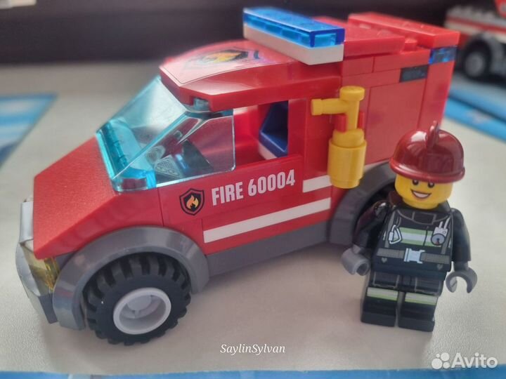 Lego city 60004 пожарные