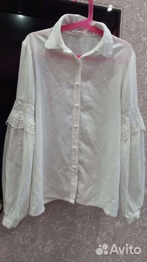 Рубашка белая, 152 см Deloras