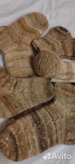 Носки из шерсти (пуха) шпица