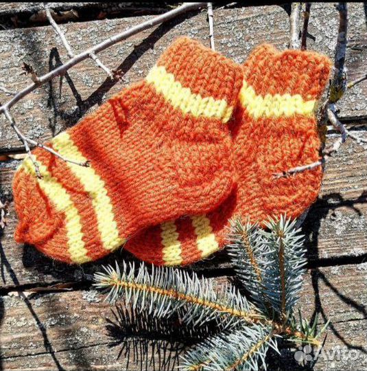 Носочки шерстяные. Вяжу на заказ