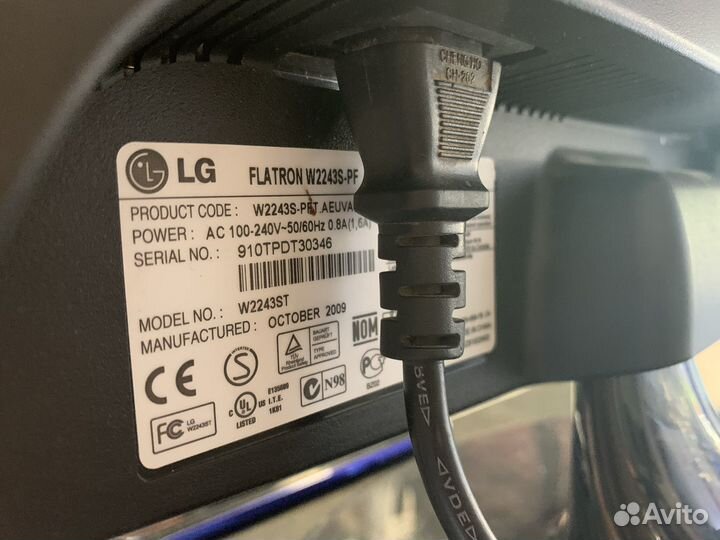 Монитор LG 60герц full hd