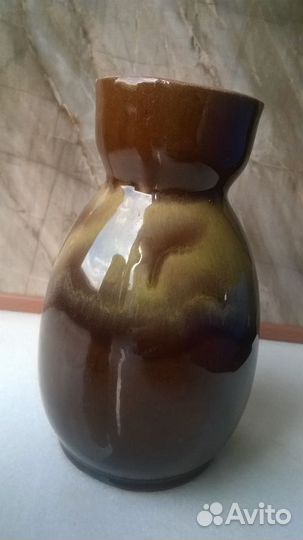 Ваза коричневая