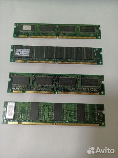Kingston sdram 512, 128, 32мб
