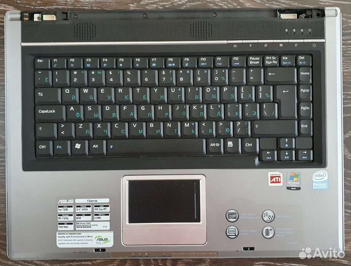 Ноутбук asus F3J на з/ч