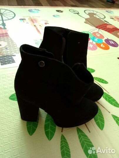 Ботильоны замшевые 37-38