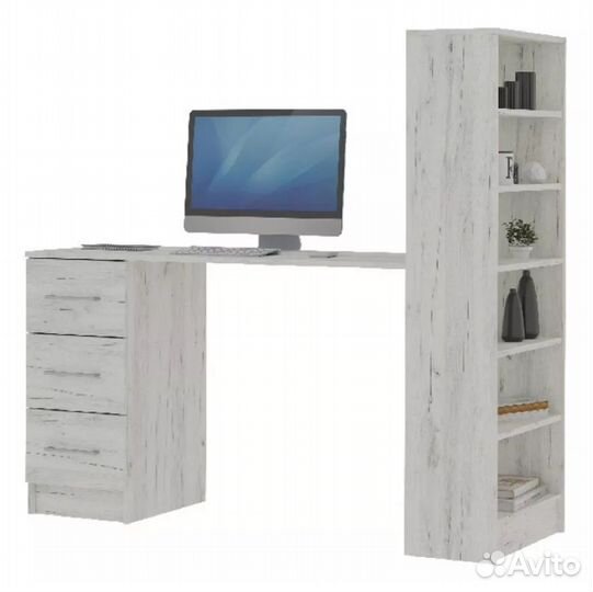 Стол компьютерный со стеллажом новый