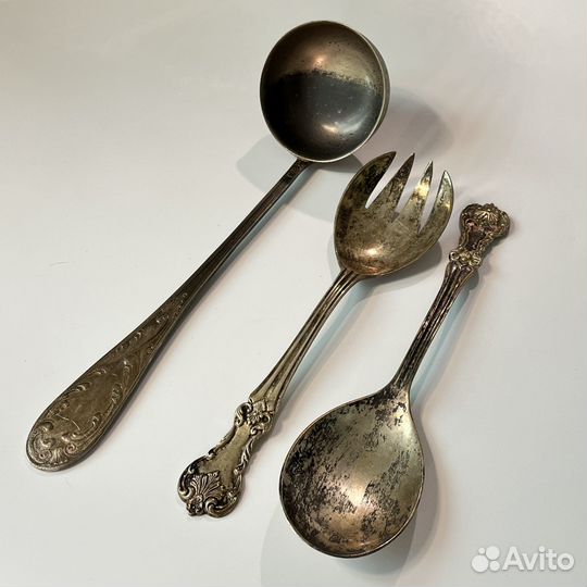 Половник приборы для сервировки мельхиор СССР