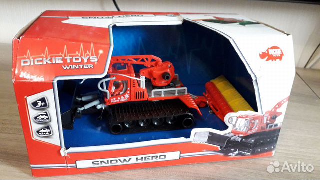 Снегоуборочная машина металл Dickie Toys новая