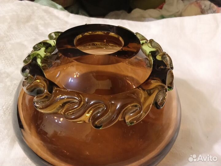 Ваза цветное стекло