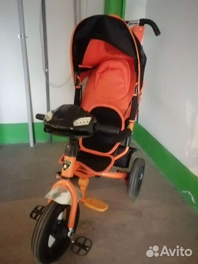 Детский трехколесный велосипед lamborghini