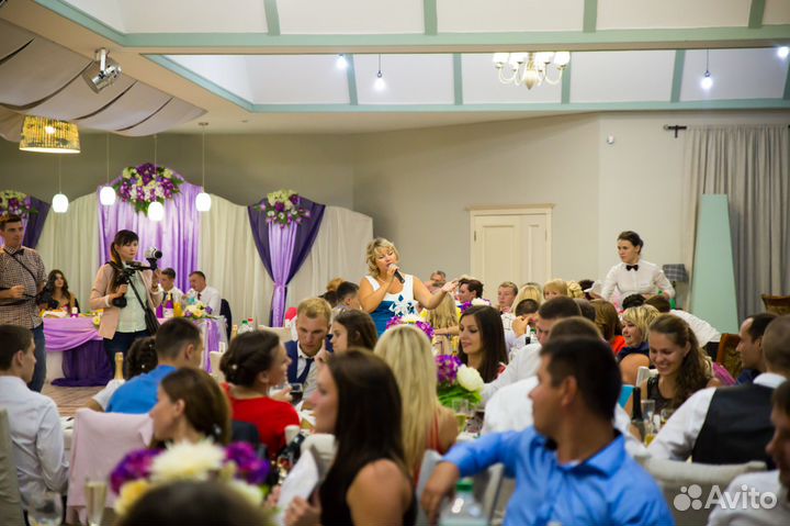 Ведущая, Dj, свет и звук на свадьбу, юбилей