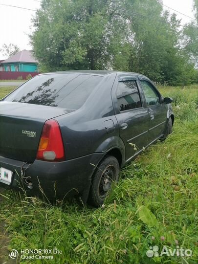 Renault Logan 1.6 МТ, 2008, битый, 200 000 км