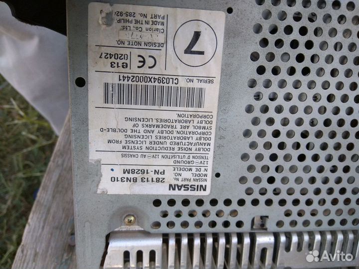 Магнитолла родная от Nissan Almera 2001года