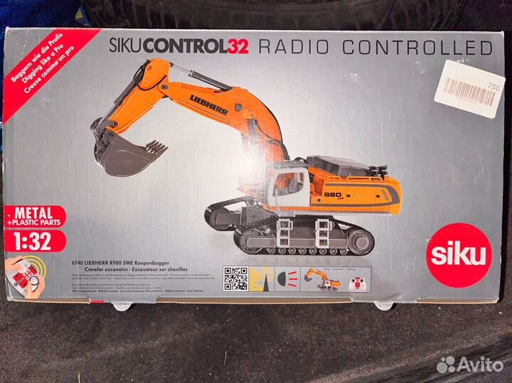 Экскаватор siku 6740 liebherr
