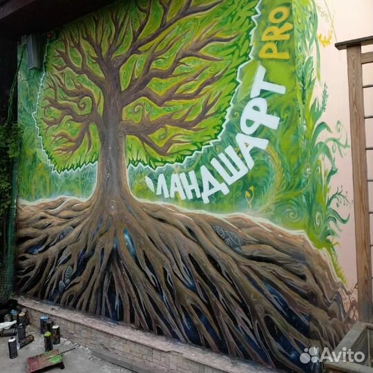 Граффити художественная роспись стен в Сочи