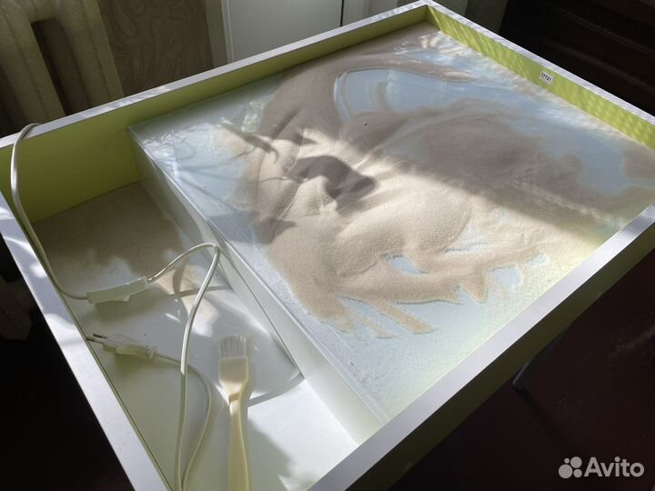 Детский световой стол с песком