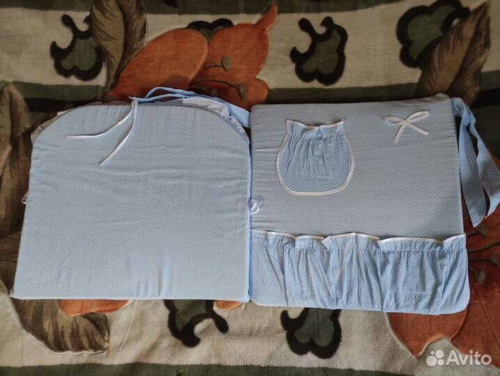 Детское постельное белье с бортиками