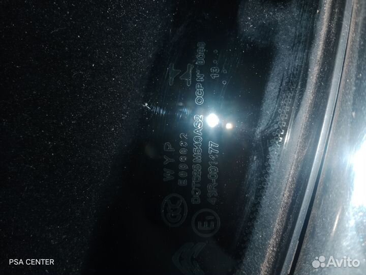 Стекло(уголок)задней правой двери Citroen C4 седан