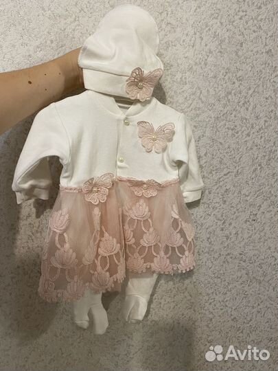 Платье с шапочкой