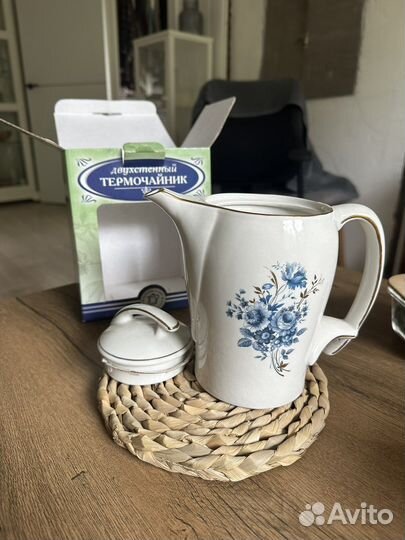 Двухстенный чайник. Термочайник новый