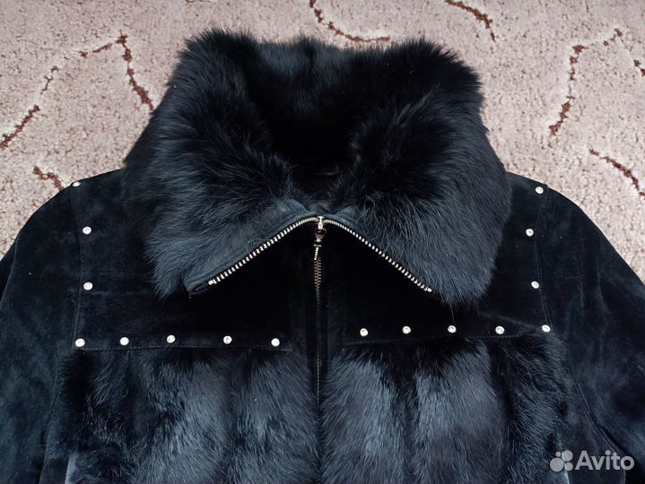 Парка демисезонная укороченная женская, р-S