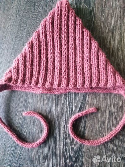 Шапочка эльф от 0 - 3, 3 -6. месяцев