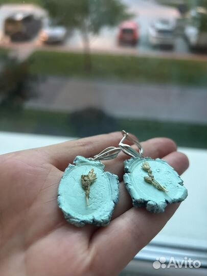 Серьги ручная работа